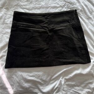Zara Dark Corduroy Skirt